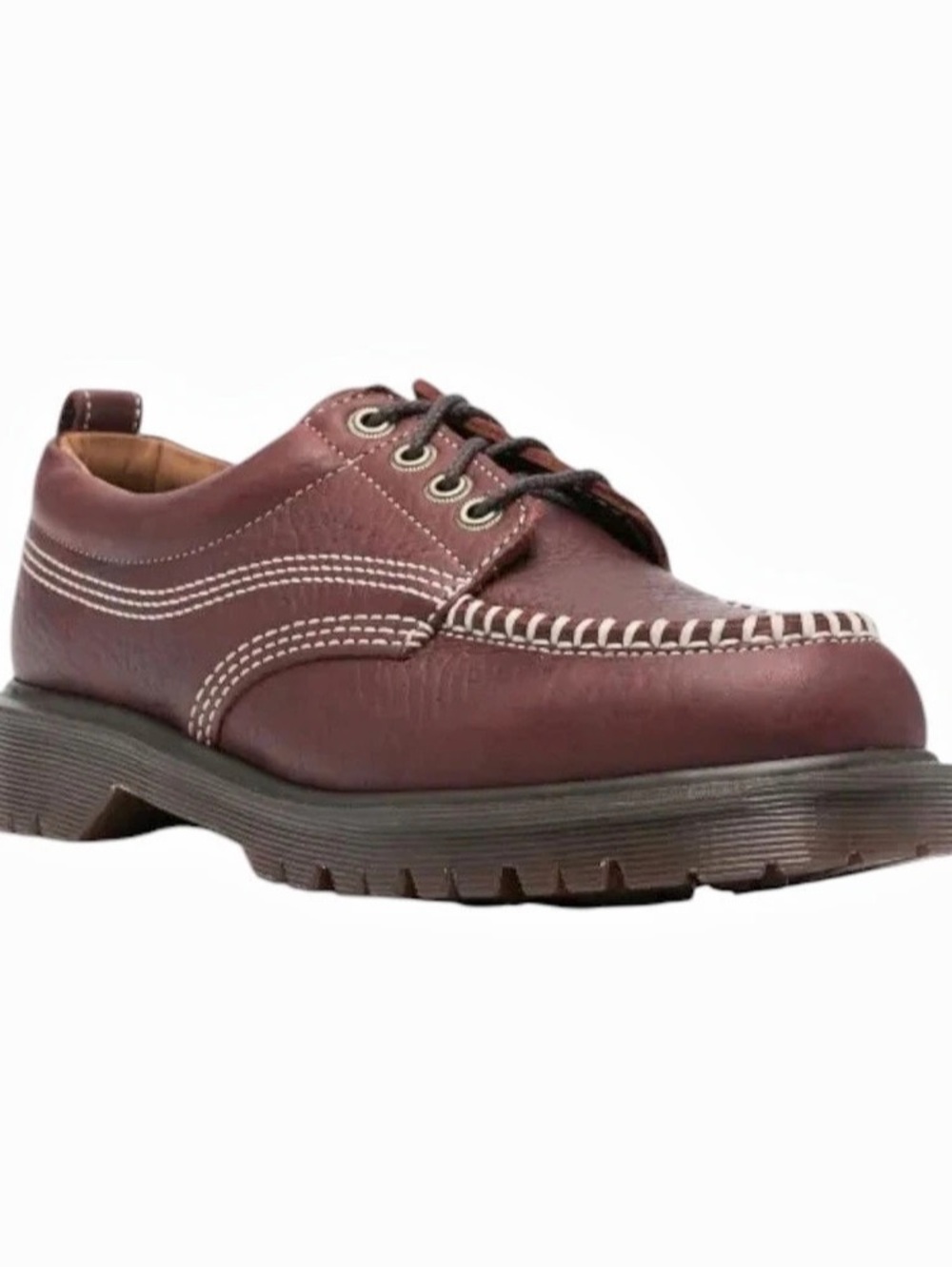 Dr. Martens Lowell contrast-stitching leather loafers
